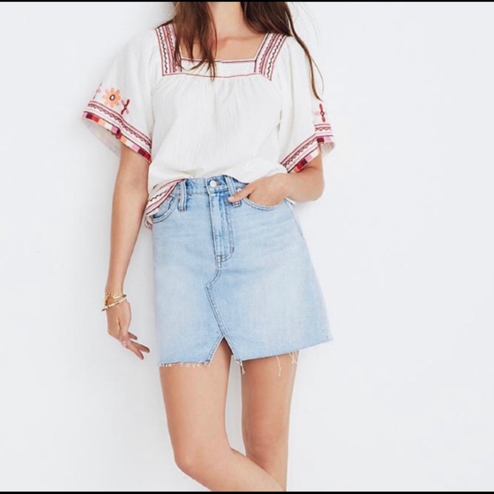 Madewell Denim Skirt - Picture 2 of 11